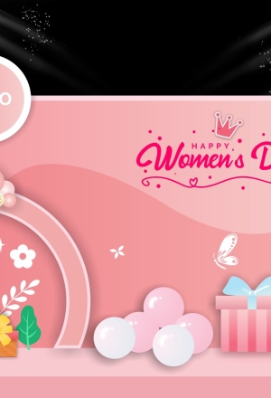 Backdrop trang trí ngày quốc tế phụ nữ 018
