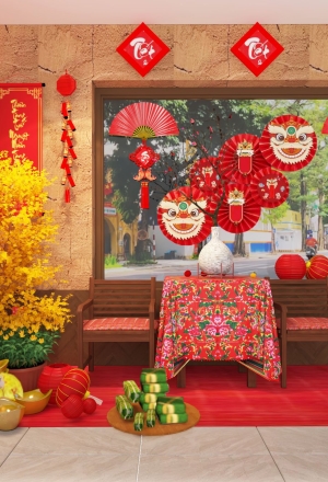Trang trí tết- 003